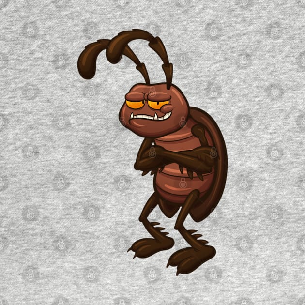 Cartoon Cockroach by TheMaskedTooner